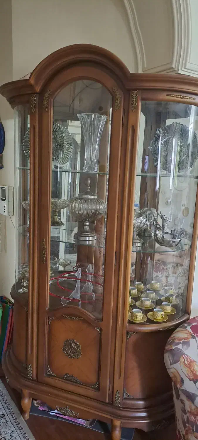 ویترین چوبی|بوفه، ویترین، کنسول|آمل, |دیوار