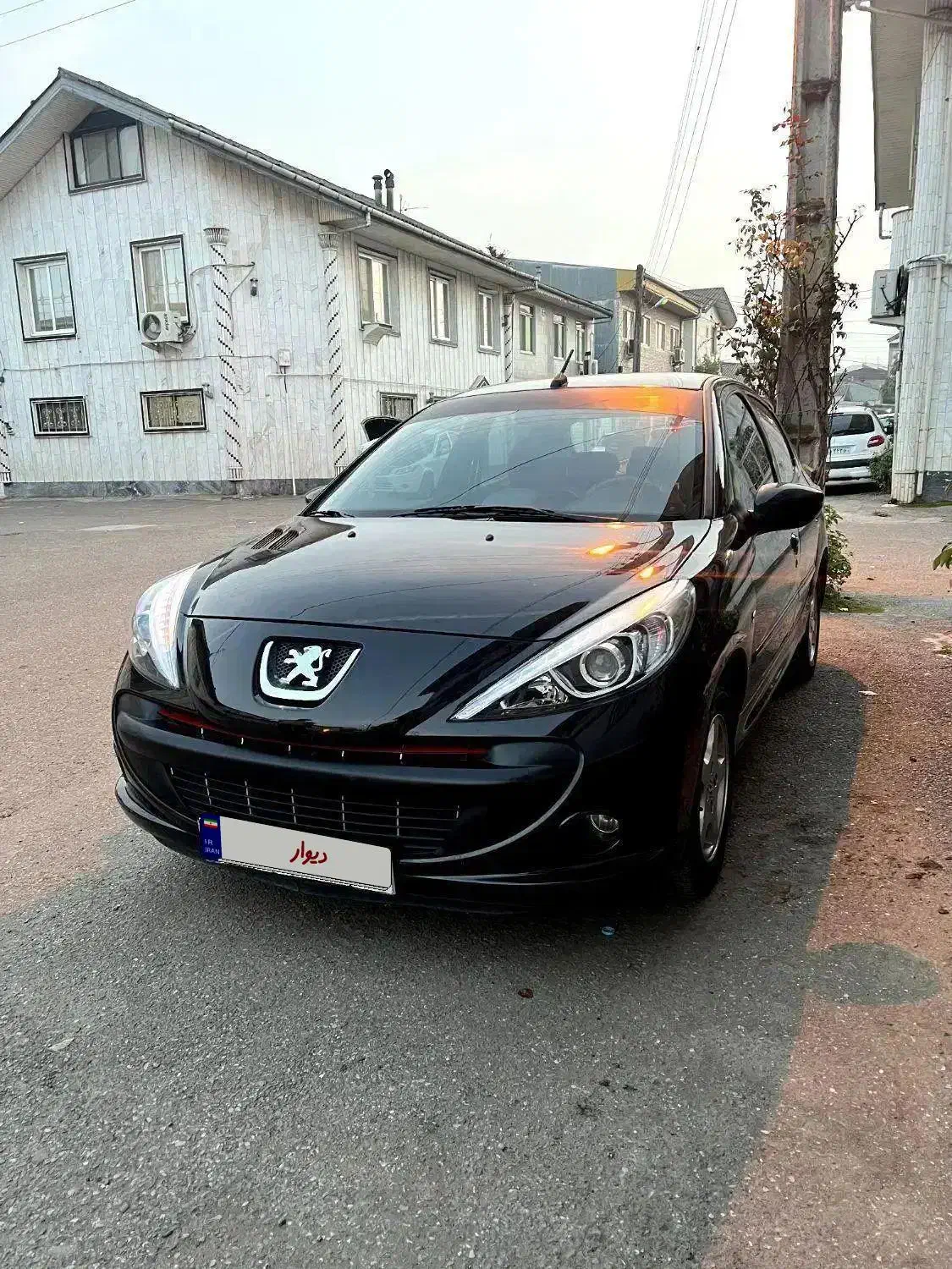 ۲۰۷ دندهای مشکی مدل ۹۷|خودرو سواری و وانت|لنگرود, |دیوار