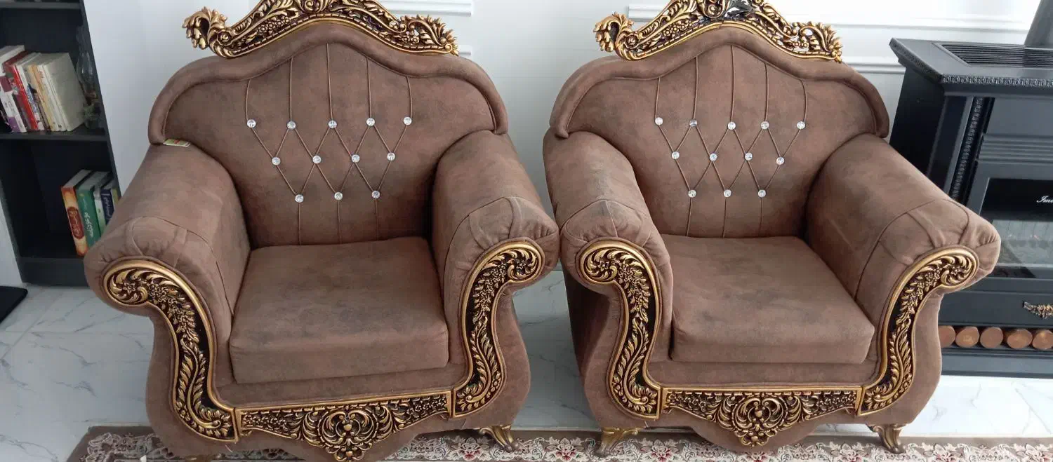 یک دست مبل ۸ نفره|مبلمان خانگی و میز عسلی|تربت‌حیدریه, شهرک ولیعصر|دیوار