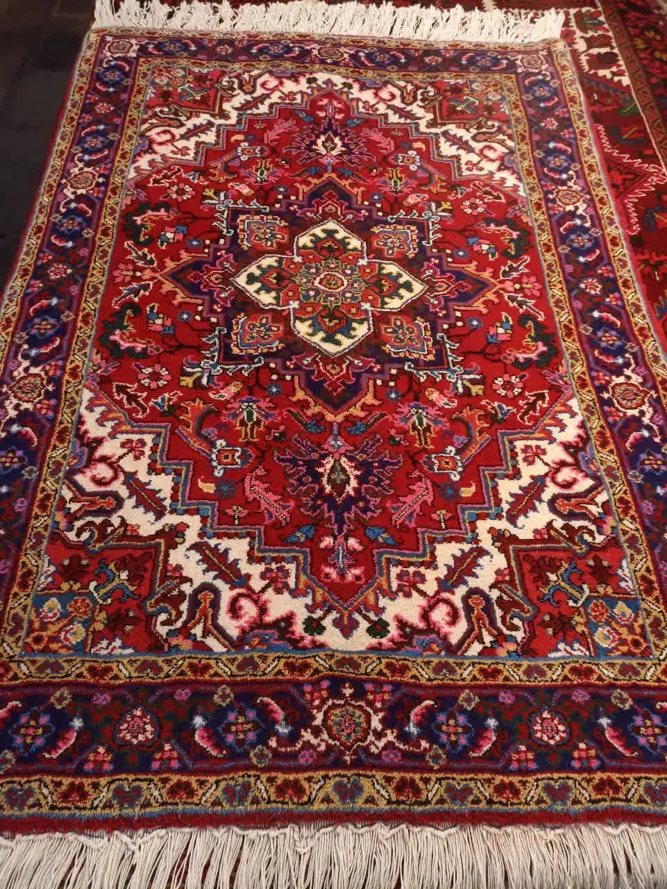 نقدواقساط،یک جفت قالیچه نقشه هریس نو،2/30در1/60|فرش|تبریز, |دیوار