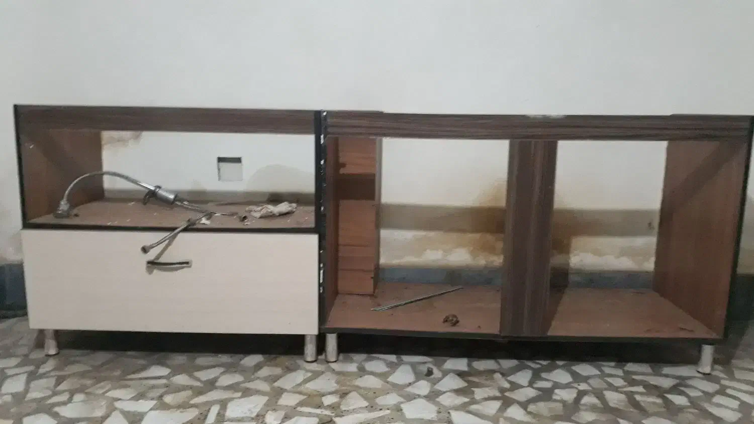 کابینت آشپزخانه|آب‌چکان و نظم‌دهنده ظروف|صومعه‌سرا, |دیوار