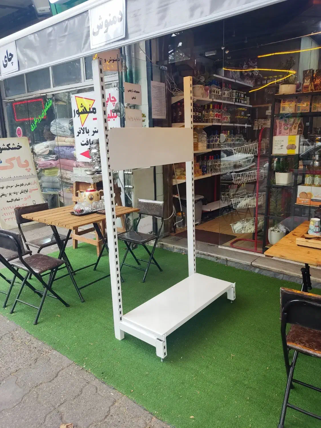 پایه قفسه خود ایستا فروشگاهی|کتابخانه، شلف، قفسههای دیواری|رشت, صفاری|دیوار