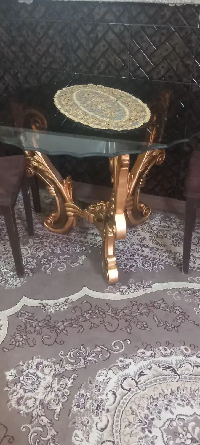 میز ناهارخوری و آینه|میز و صندلی غذاخوری|ملایر, |دیوار