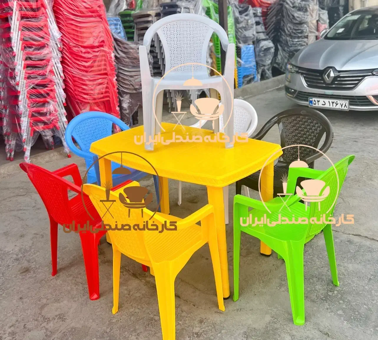 صندلی پلاستیکی باغی کافه طرح رها|میز و صندلی غذاخوری|تهران, میدان ولیعصر|دیوار