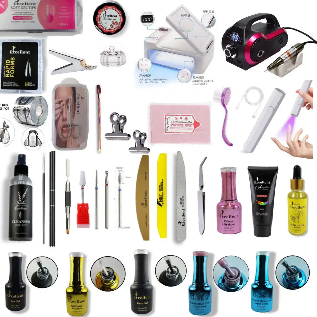 وسایل کاشت ناخن قیمت توافقی|آرایشی، بهداشتی، درمانی|کرمان, |دیوار