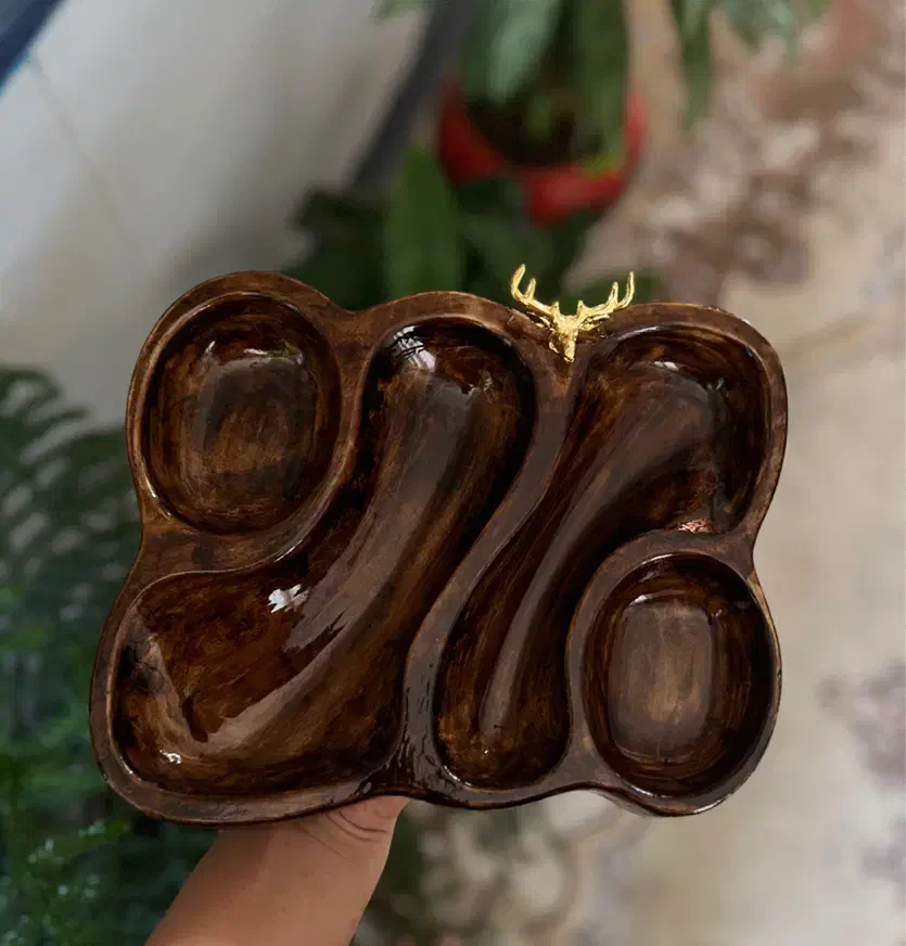 انواع ظروف پذیرایی از جنس سنگ مصنوعی|ظروف سرو و پذیرایی|یاسوج, |دیوار