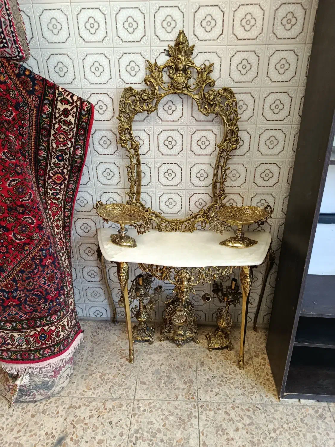 آینه و کنسول برنز مجسمه برنز قزان مس|صنایع دستی و سایر لوازم تزئینی|کرمانشاه, |دیوار