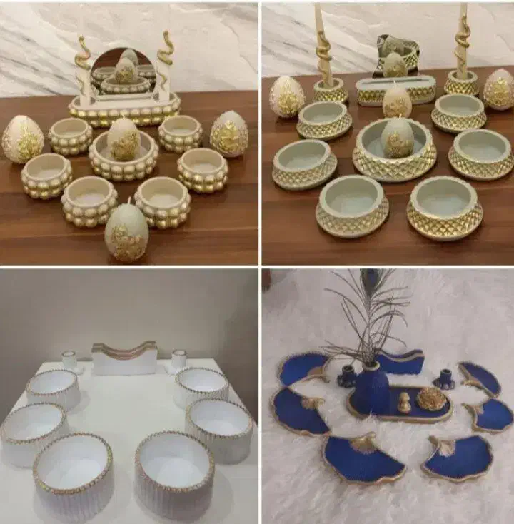 ظروف هفت سین|مجسمه، تندیس، ماکت|خرم‌آباد, |دیوار