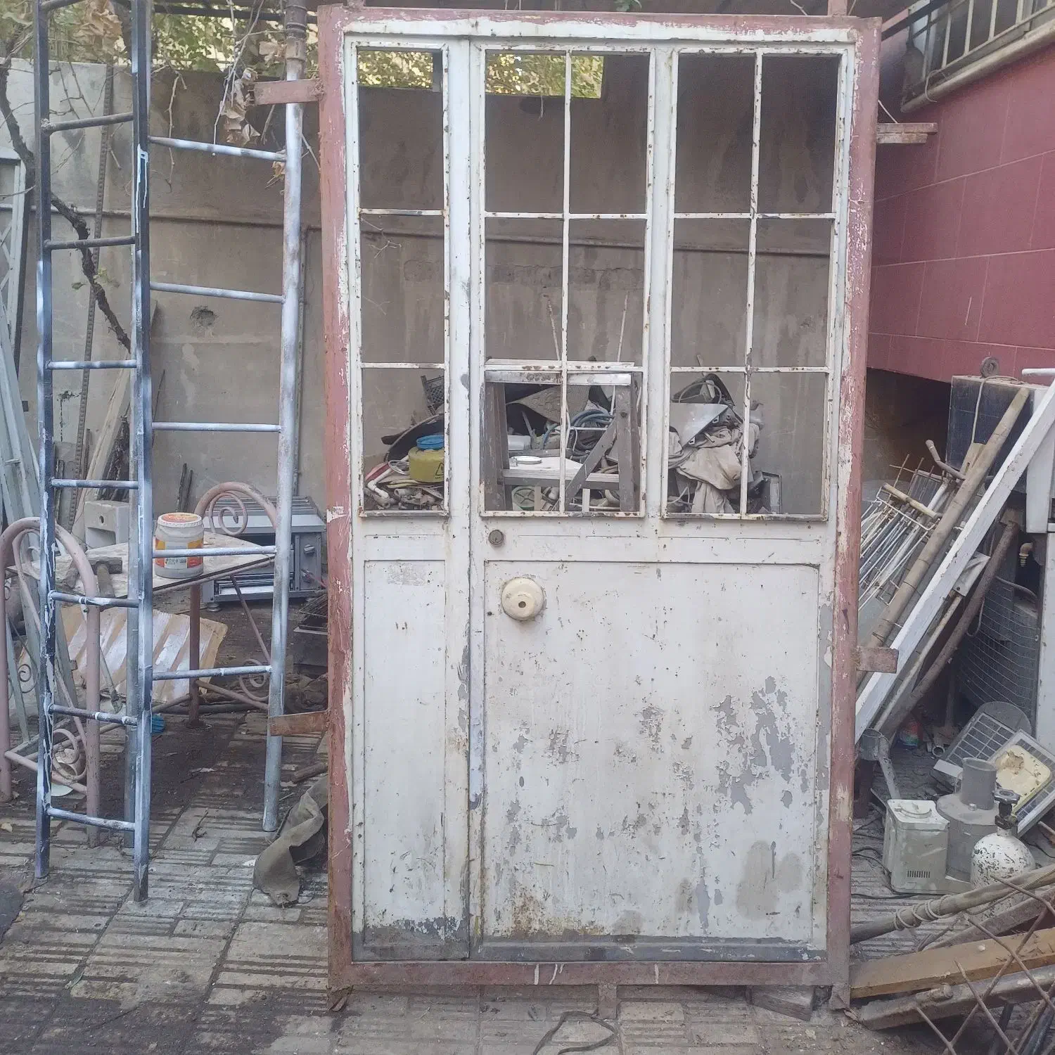 درب اهنی ابعاد 216×115و حفاظ شاخ گوزنی|مصالح و تجهیزات ساختمان|تهران, سلسبیل جنوبی|دیوار