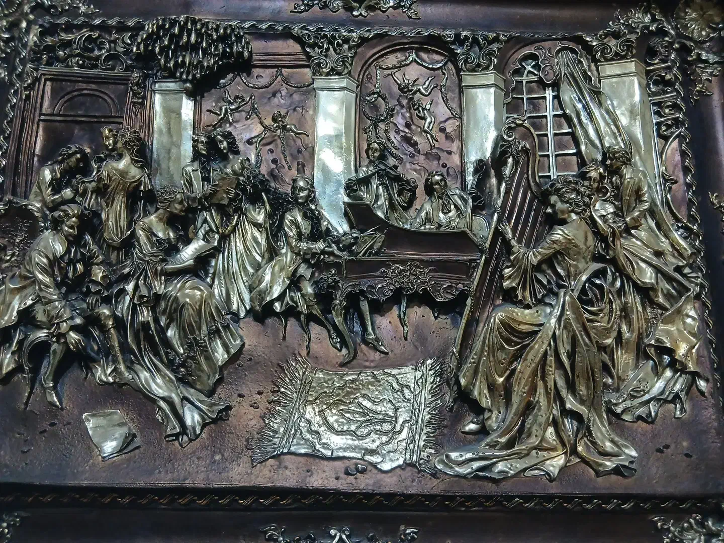 تابلو شام آخر|تابلو، نقاشی، عکس|قم, شاه ابراهیم|دیوار