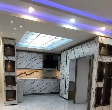 دکوراسیون داخلی صفرتا صد کناف ام دی اف نقاشی|خدمات پیشه و مهارت|اصفهان, خانه اصفهان|دیوار