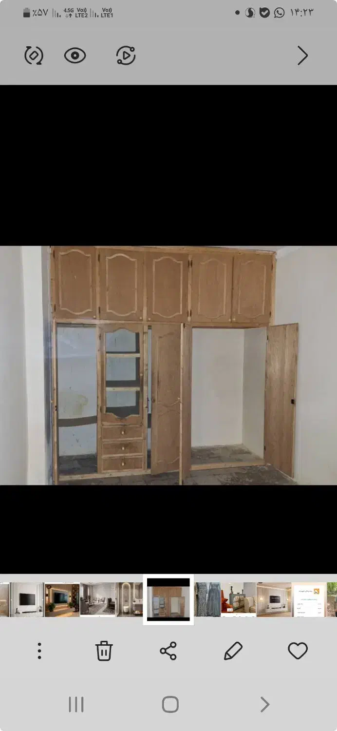 کمددیواری|جاکفشی، کمد، دراور|ایلام, |دیوار