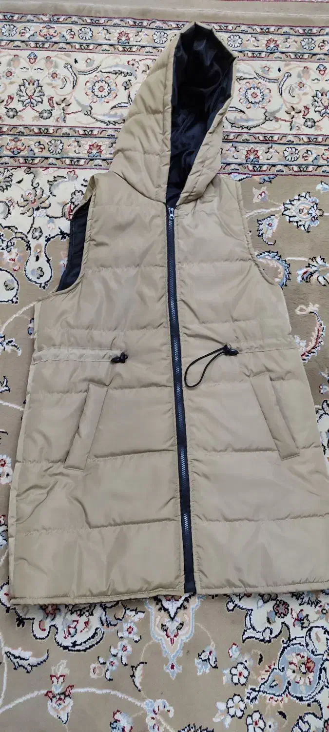 پافر کمر گت کلاهدار. دوجیب کاربردی.. داخل پشم شیشه|لباس|محمدیه-قزوین, |دیوار