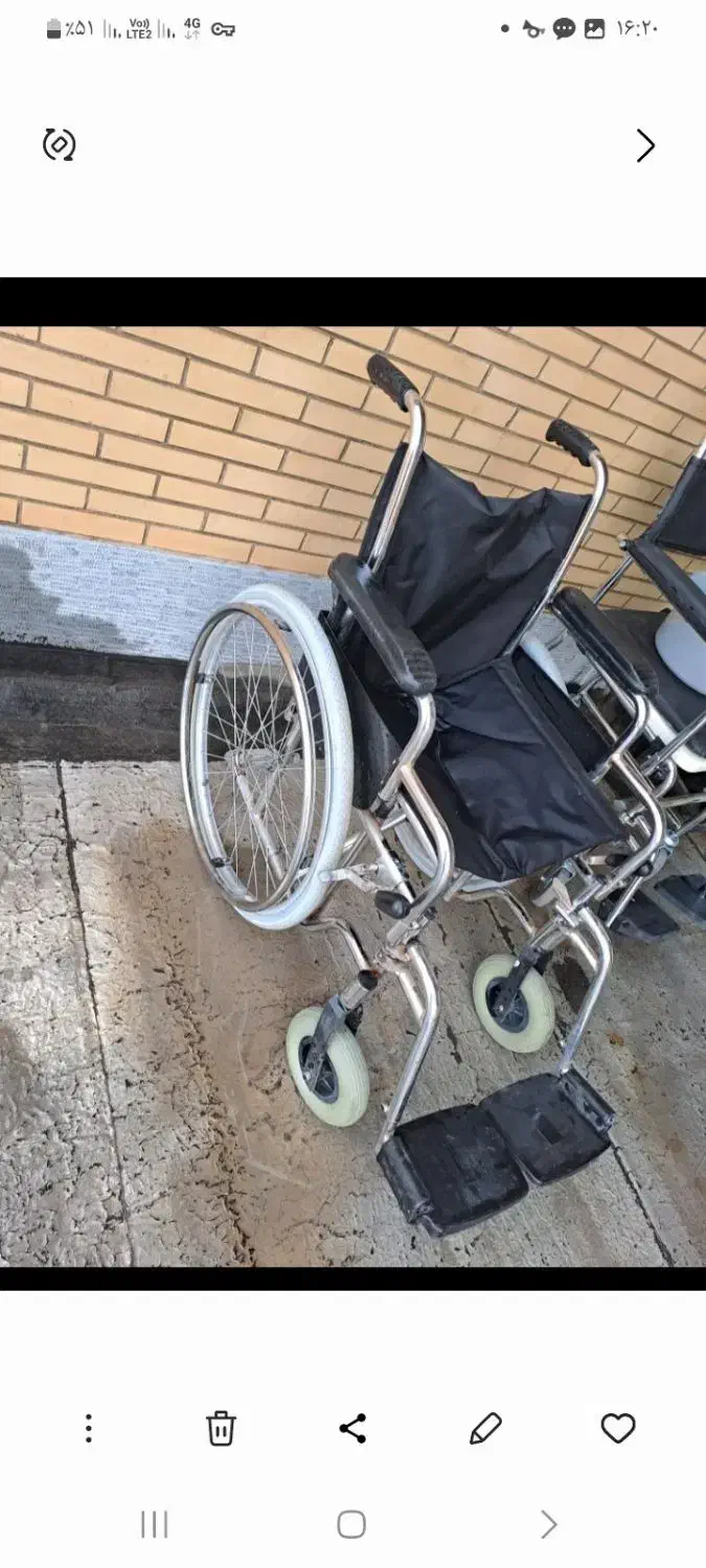 ویلچر در حدنو|آرایشی، بهداشتی، درمانی|داران, |دیوار