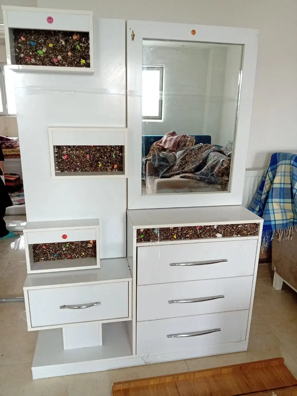 میز ارایش|جاکفشی، کمد، دراور|گنبد کاووس, |دیوار