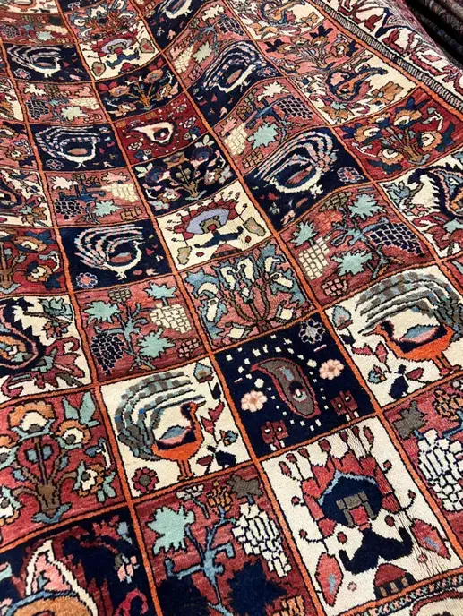 فرش دستبافت ۶ متری خشتی بختیار|فرش|تهران, یوسف‌آباد|دیوار