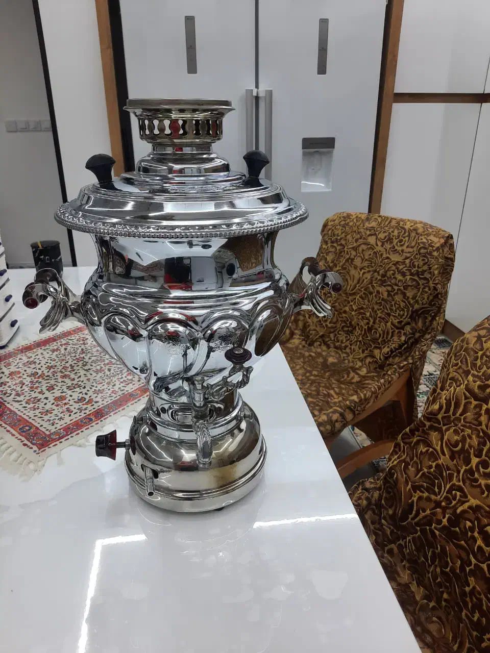 سماور استیل گازی ۶لیتری|سماور، چایساز، قهوهساز|سنندج, |دیوار