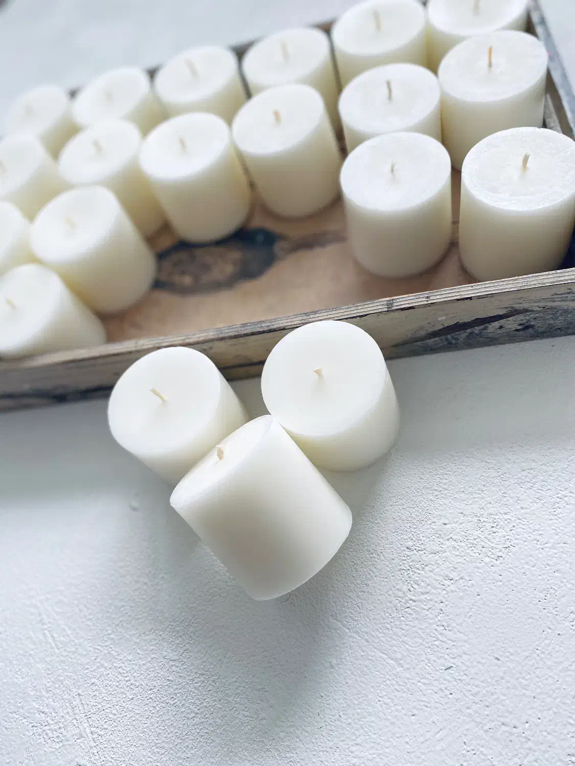 شمع استوانه ۵ سانت|صنایع دستی و سایر لوازم تزئینی|کلاله, |دیوار