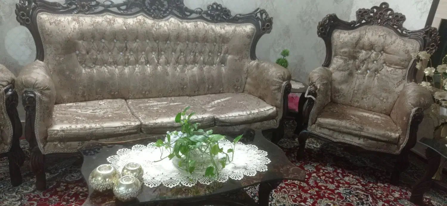 مبل سلطنتی|مبلمان خانگی و میز عسلی|سمنان, |دیوار