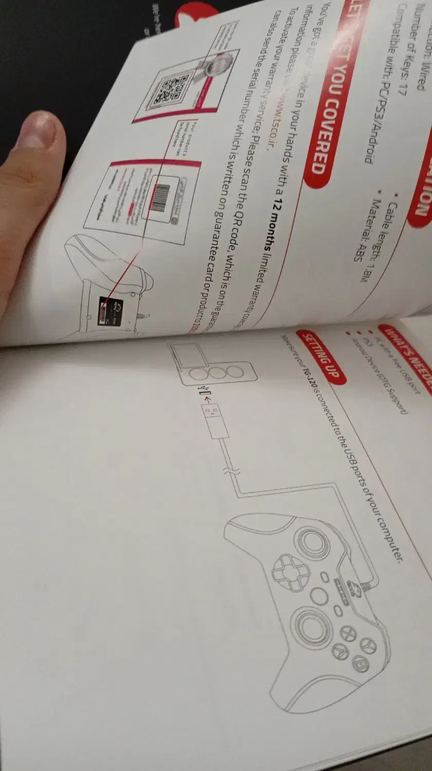 دسته بازی تسکو تی جی ۱۲۰بسیار تمیز|کنسول، بازی ویدئویی و آنلاین|ارومیه, |دیوار