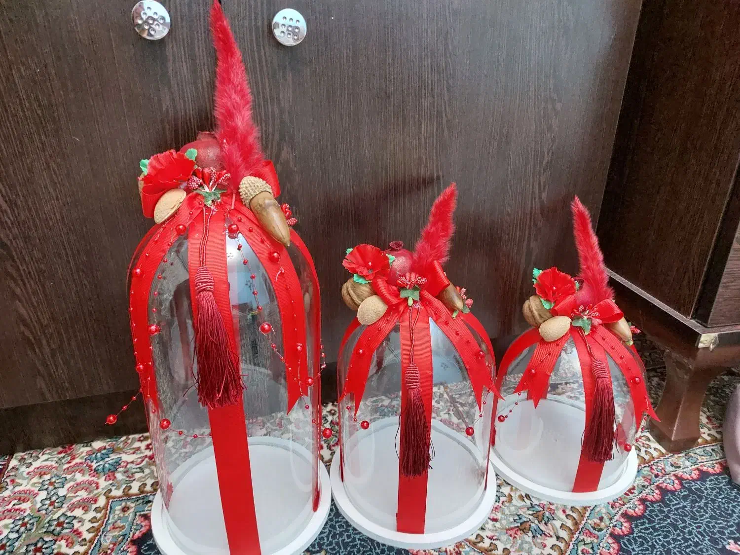 شیشه های آجیل پشمک میوه خشک|صنایع دستی و سایر لوازم تزئینی|قزوین, |دیوار