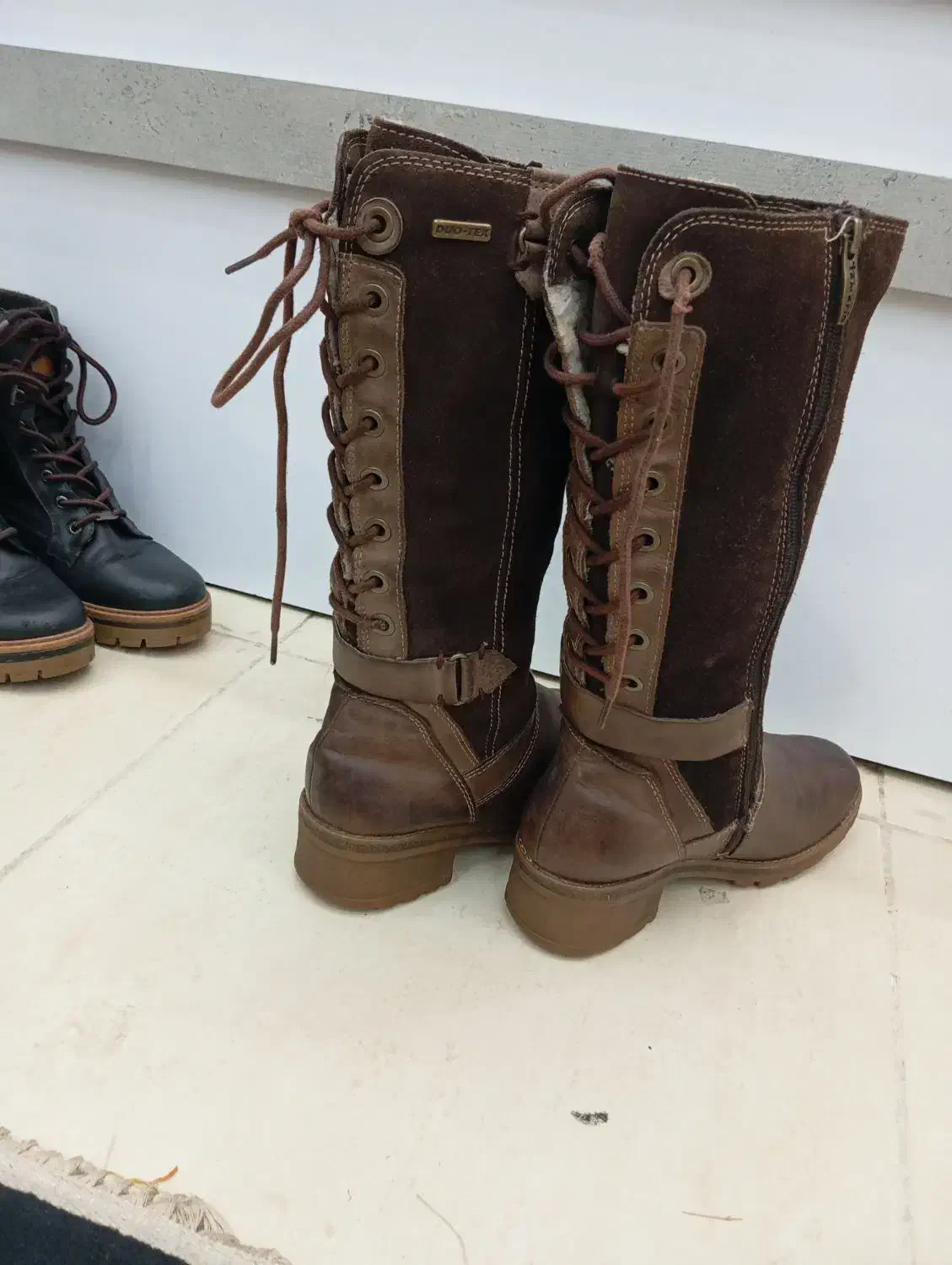 چهار عددپوتین چرم اصل|کفش و لباس بچه|زرقان, |دیوار