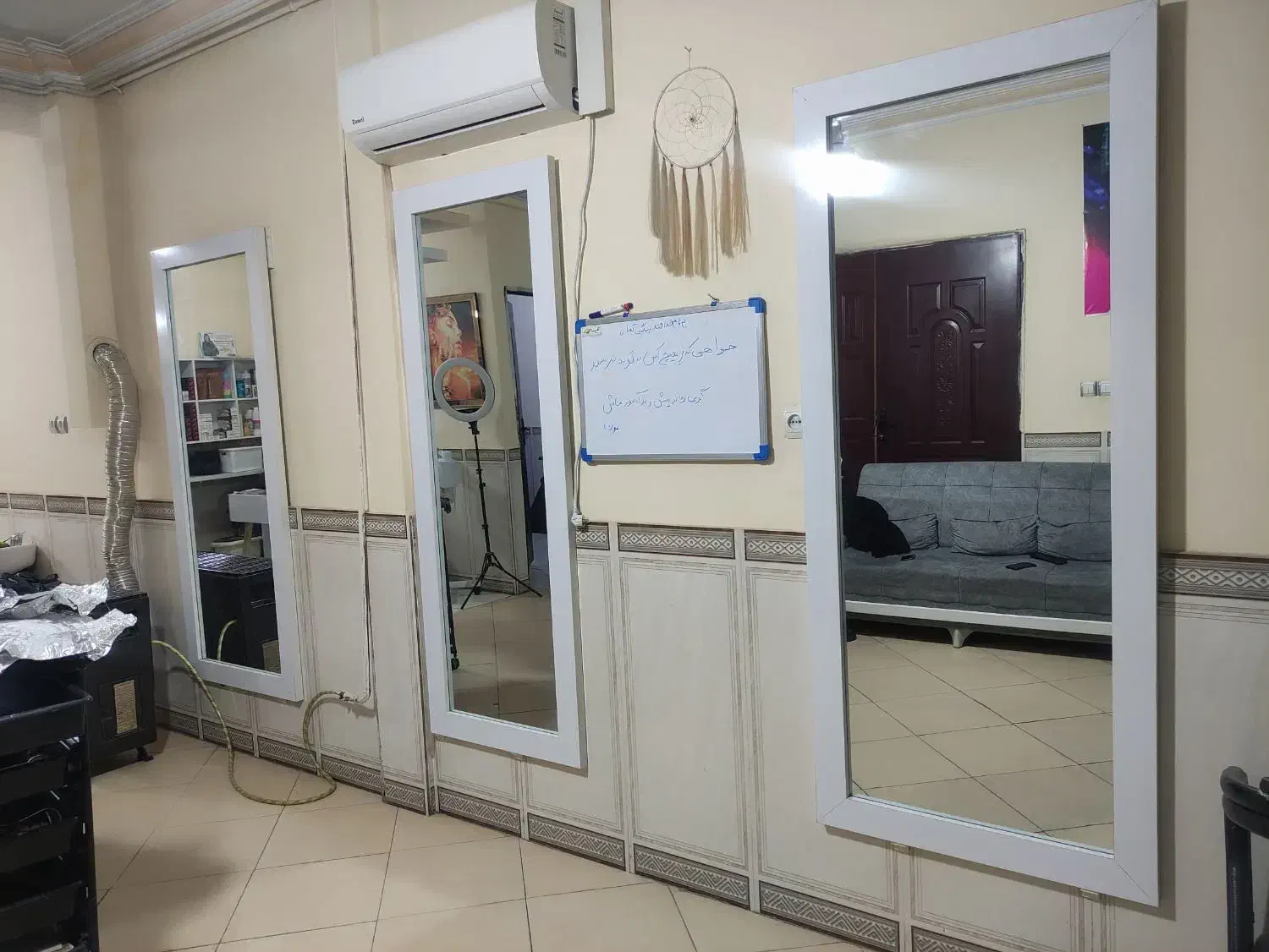 آیینه قدی و درب|آینه|مشهد, ایثار|دیوار