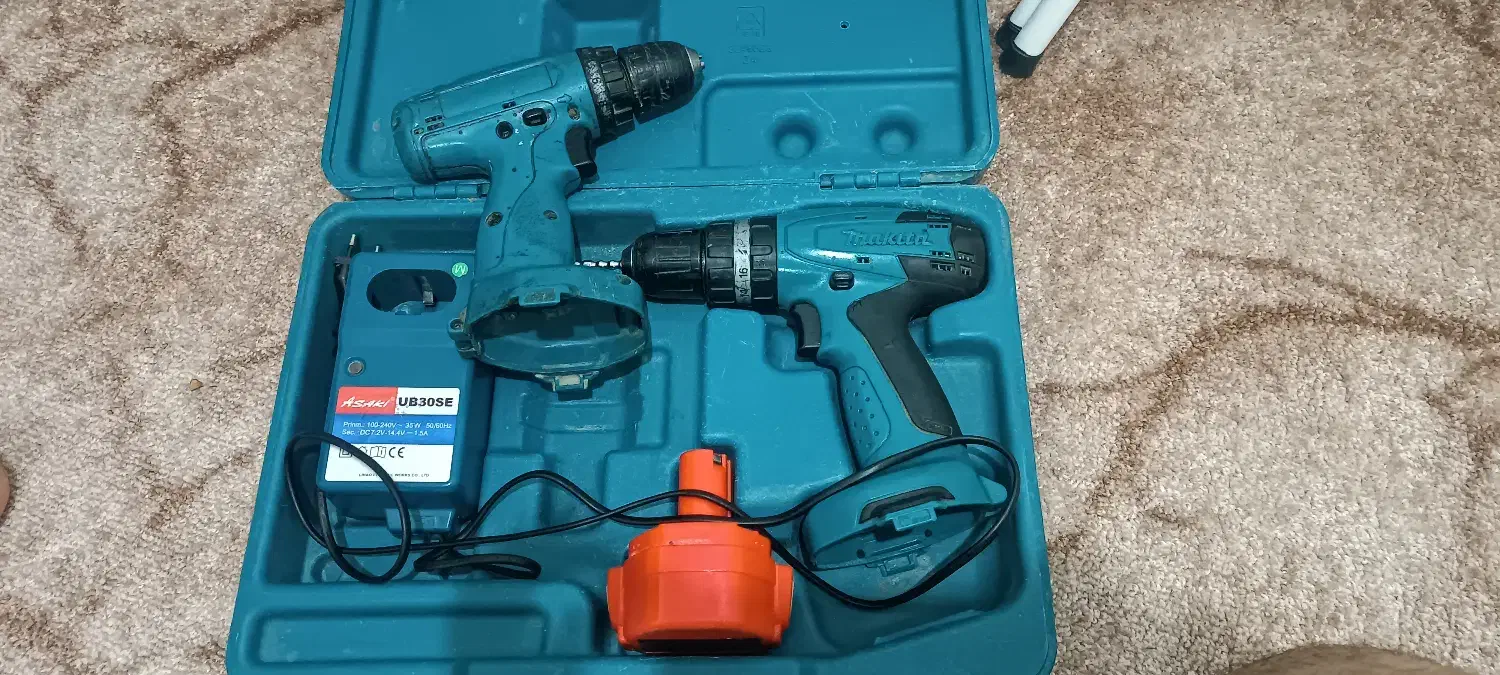 دو عدد دریل ماکیتا اصل ژاپن|ابزارآلات|اشنویه, |دیوار