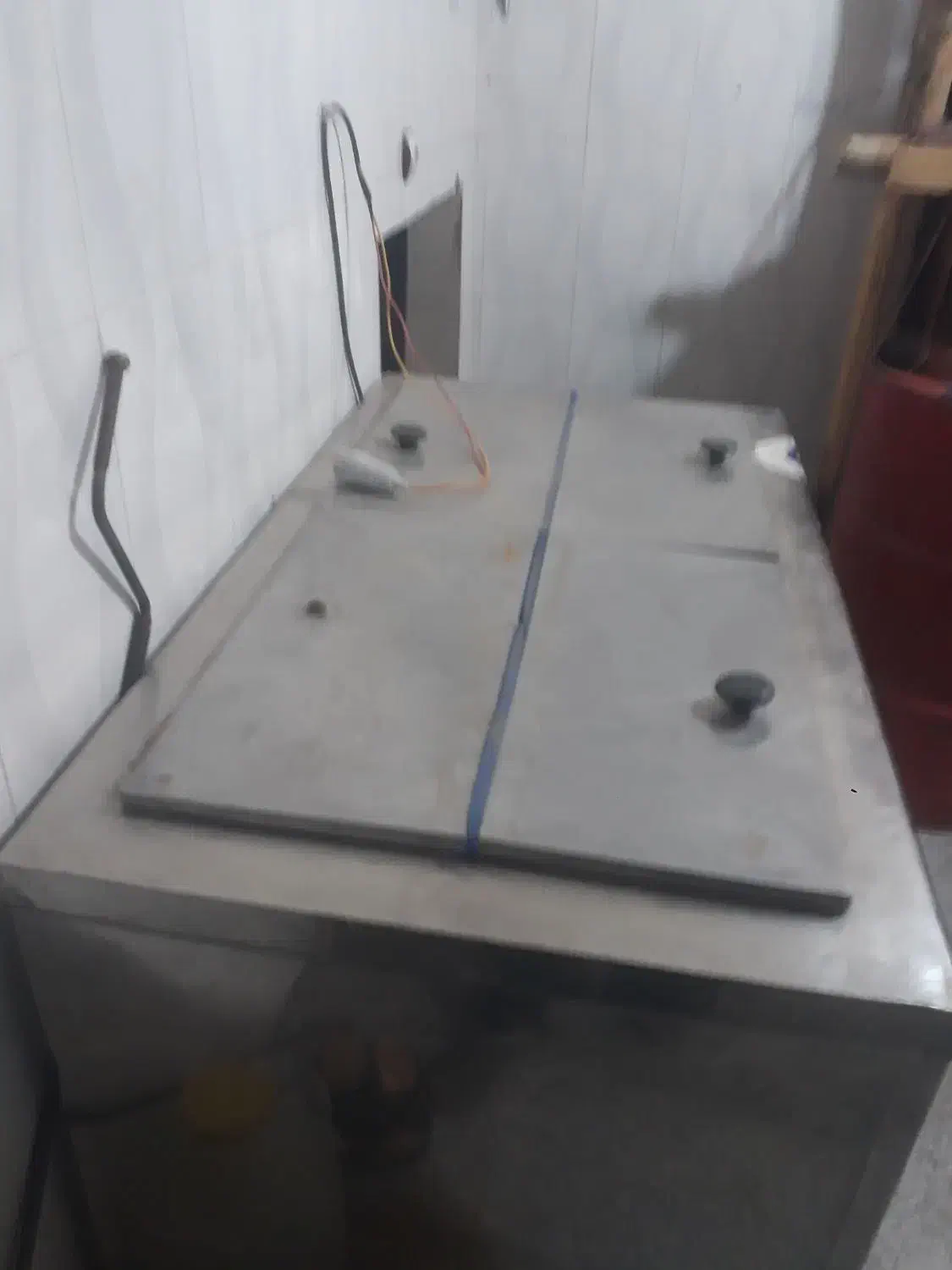 یک عدد یخچال فریزر با روکش تمام استیل چهاردرب|یخچال و فریزر|باسمنج, |دیوار