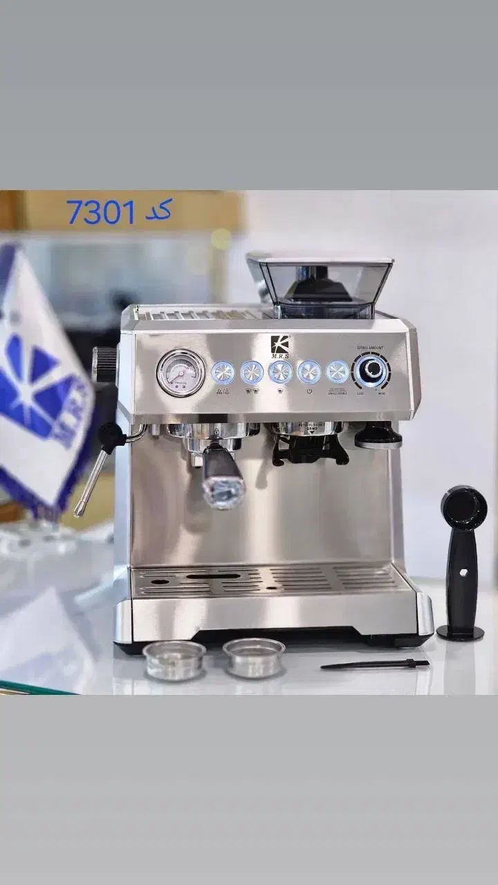 اسپرسو ساز صنعتی قهوه ساز استیل اسپرسوساز اتوماتیک|سماور، چایساز، قهوهساز|مشهد, طلاب|دیوار
