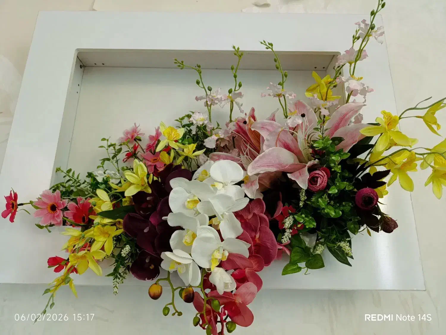 تابلو گل|گل مصنوعی|قم, شهرک قدس|دیوار