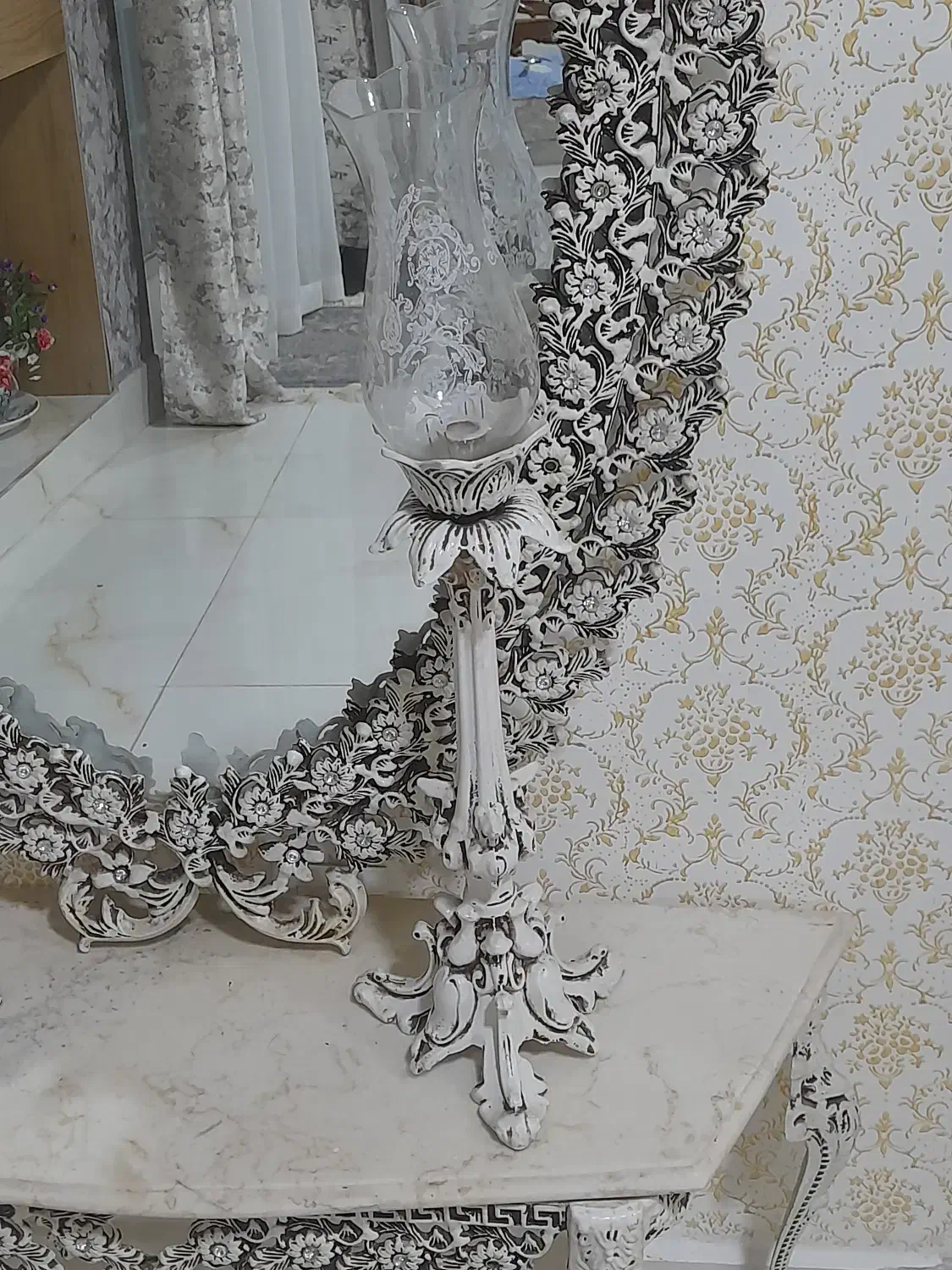 آینه کنسول|بوفه، ویترین، کنسول|دورود, |دیوار