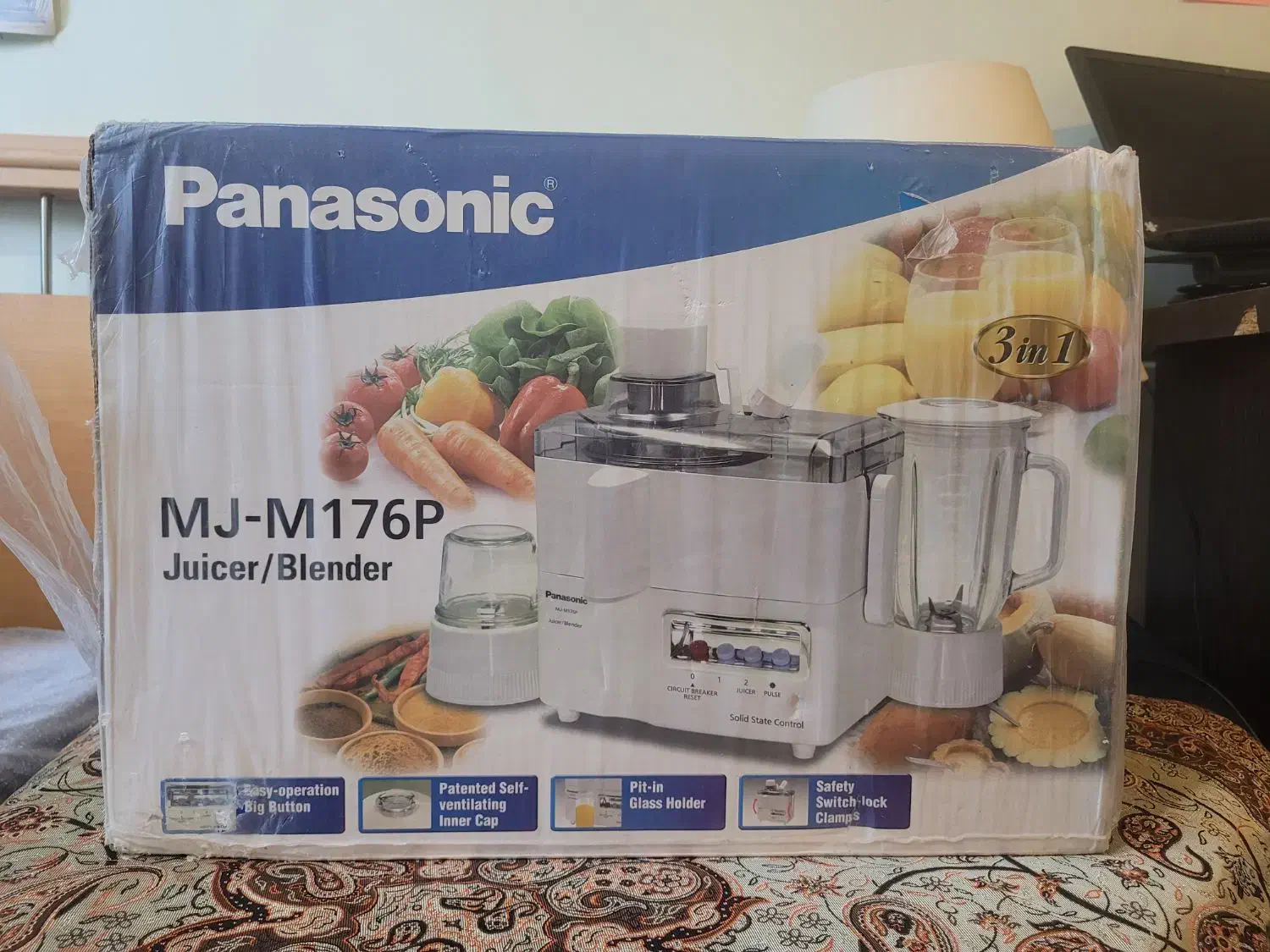 آبمیوه گیری سه کاره MJ-M167P پاناسونیک|آبمیوه‌گیر و آب‌مرکبات‌گیر|شهرکرد, |دیوار
