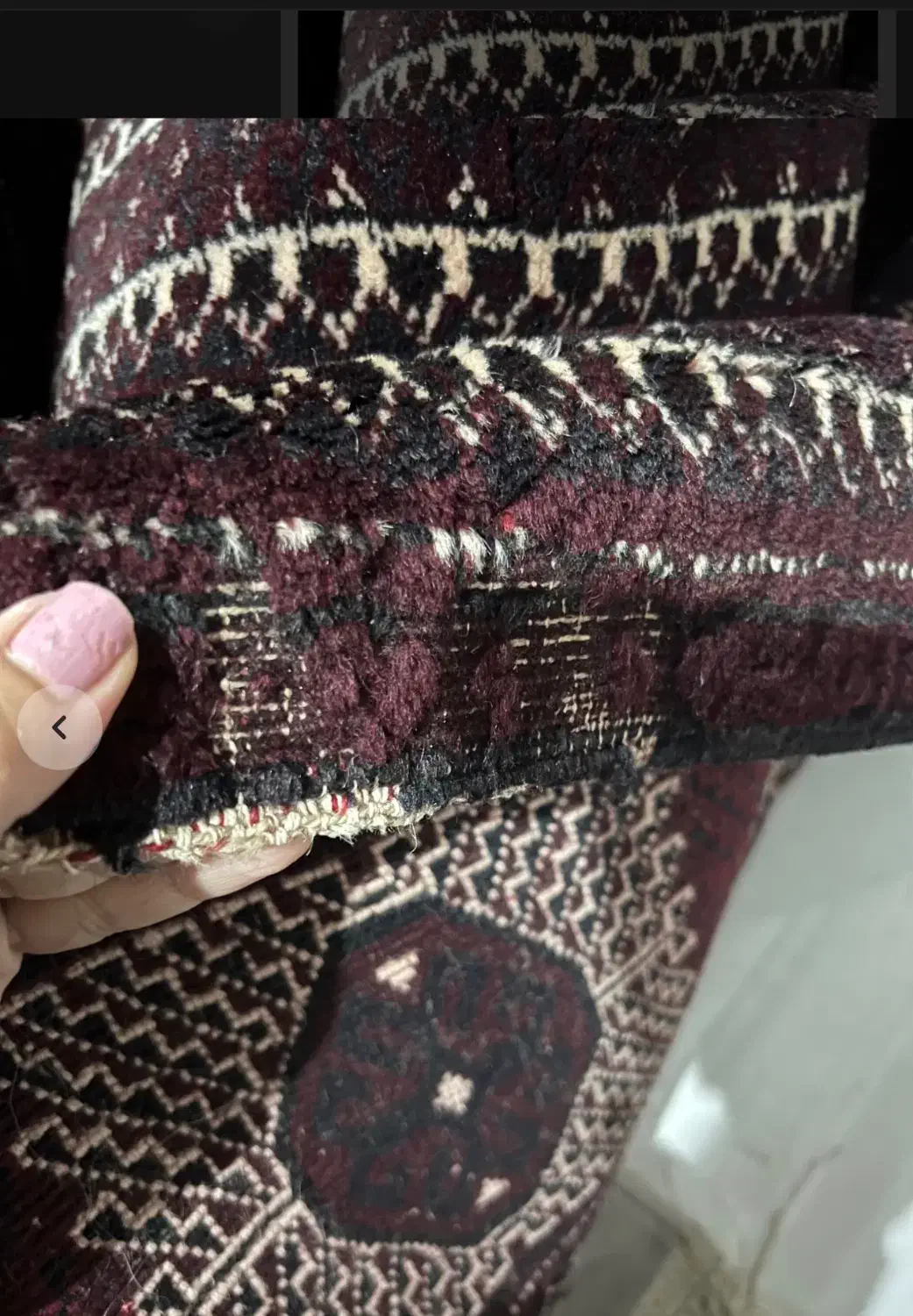 فرش ۱۲متری دستباف ترکمنی|فرش|گنبد کاووس, |دیوار