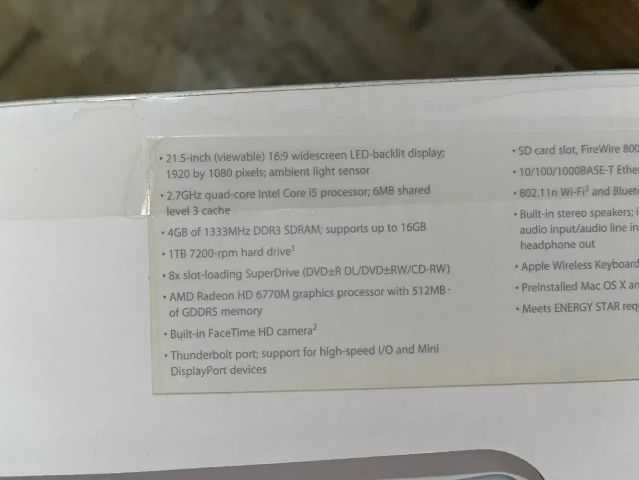 آی مک IMac|رایانه رومیزی|کرج, شهرک جهان‌نما|دیوار
