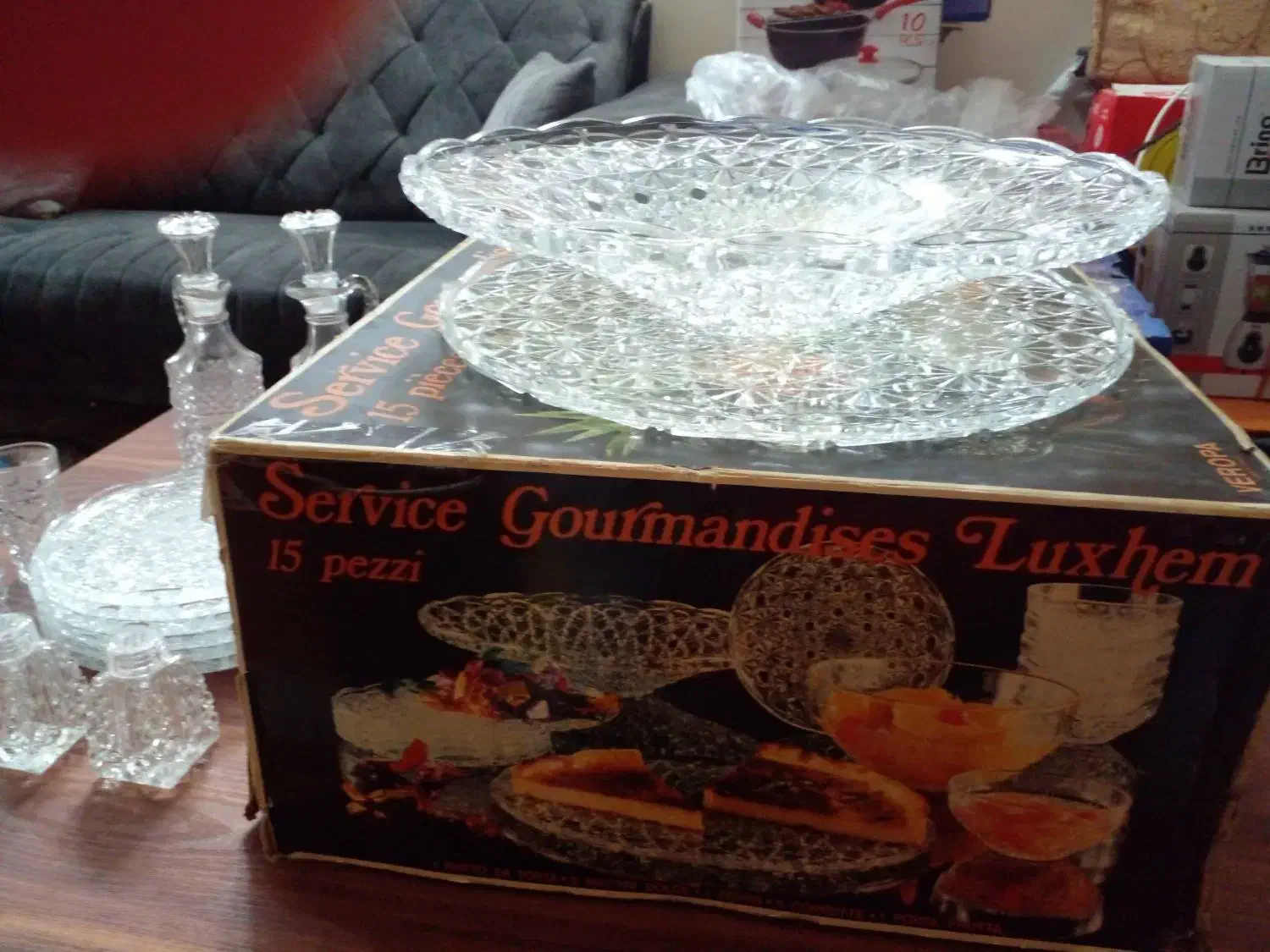 ظروف کریستال|ظروف سرو و پذیرایی|محمدیه-قزوین, |دیوار