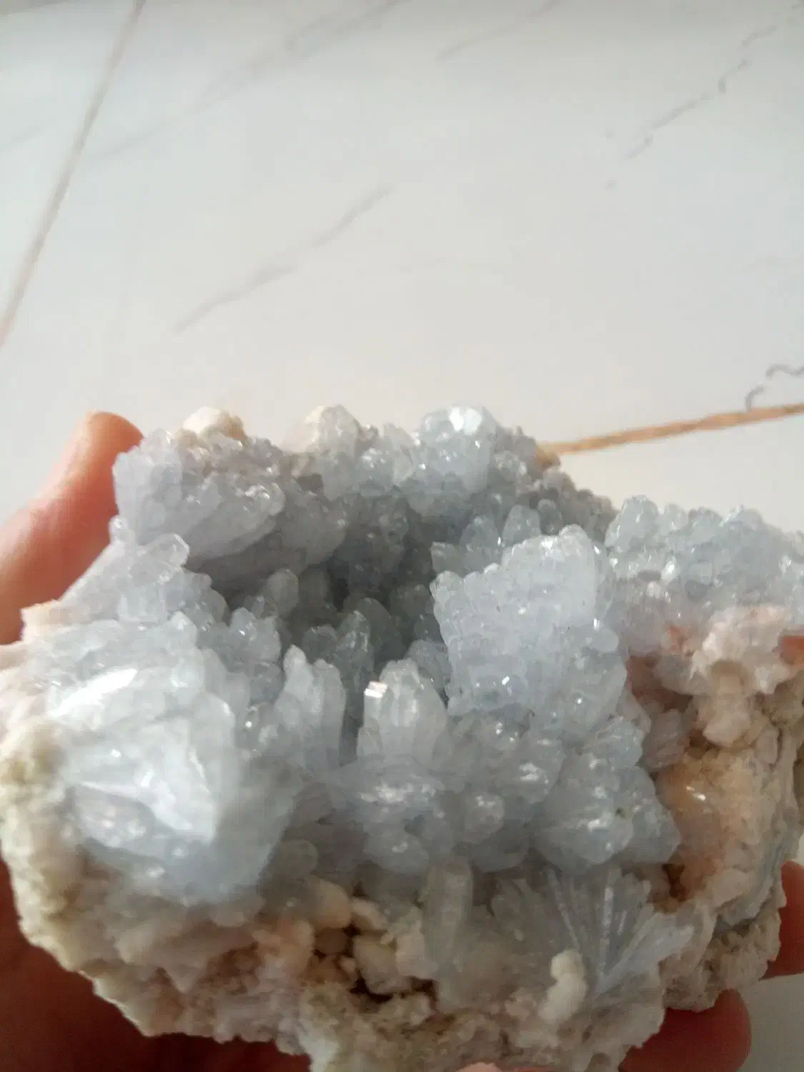 سنگ کلکسیونی سلستین|کلکسیون اشیاء عتیقه|شاهرود, |دیوار