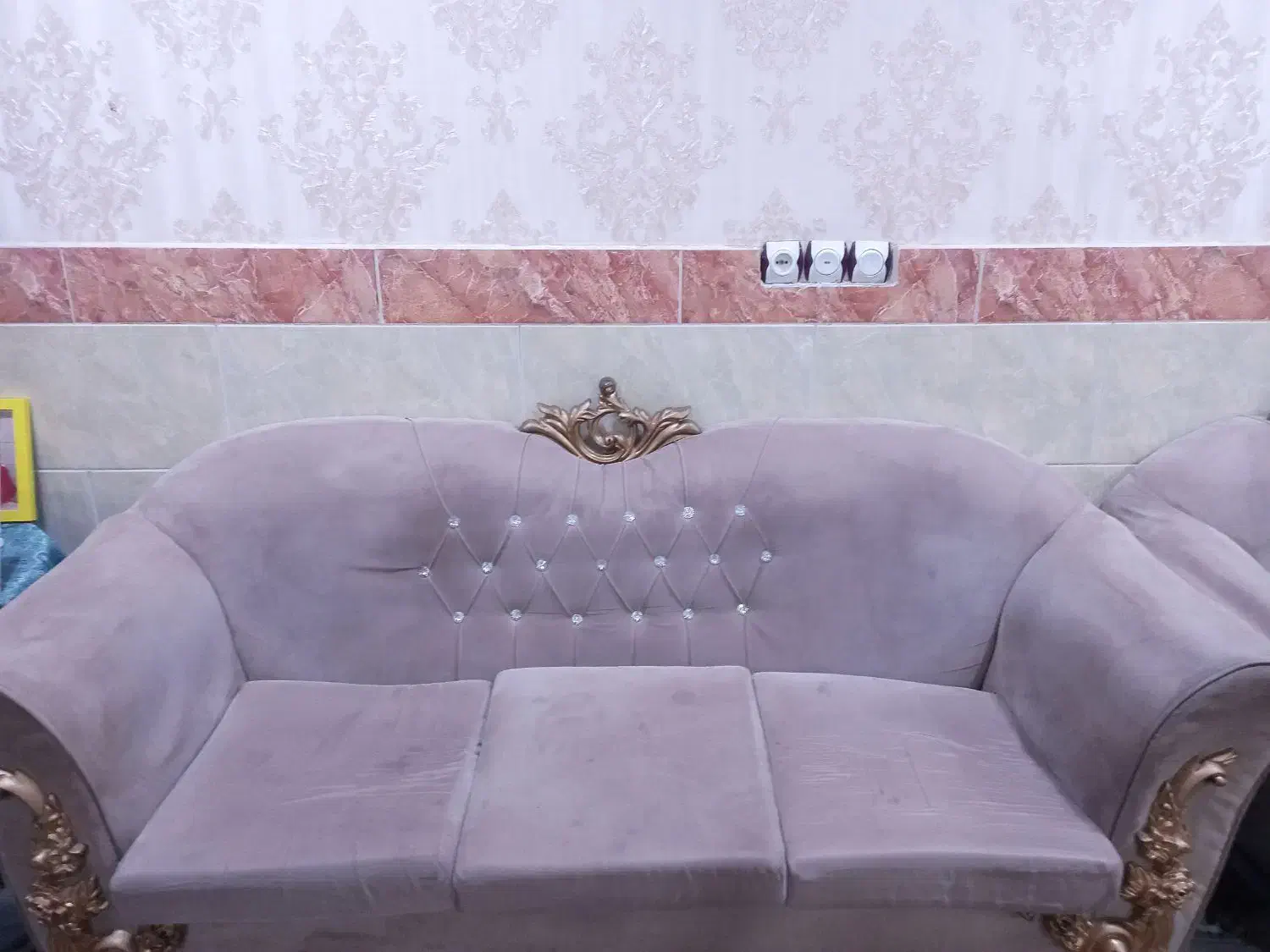 مبل 7نفره|مبلمان خانگی و میز عسلی|اهواز, سپیدار|دیوار