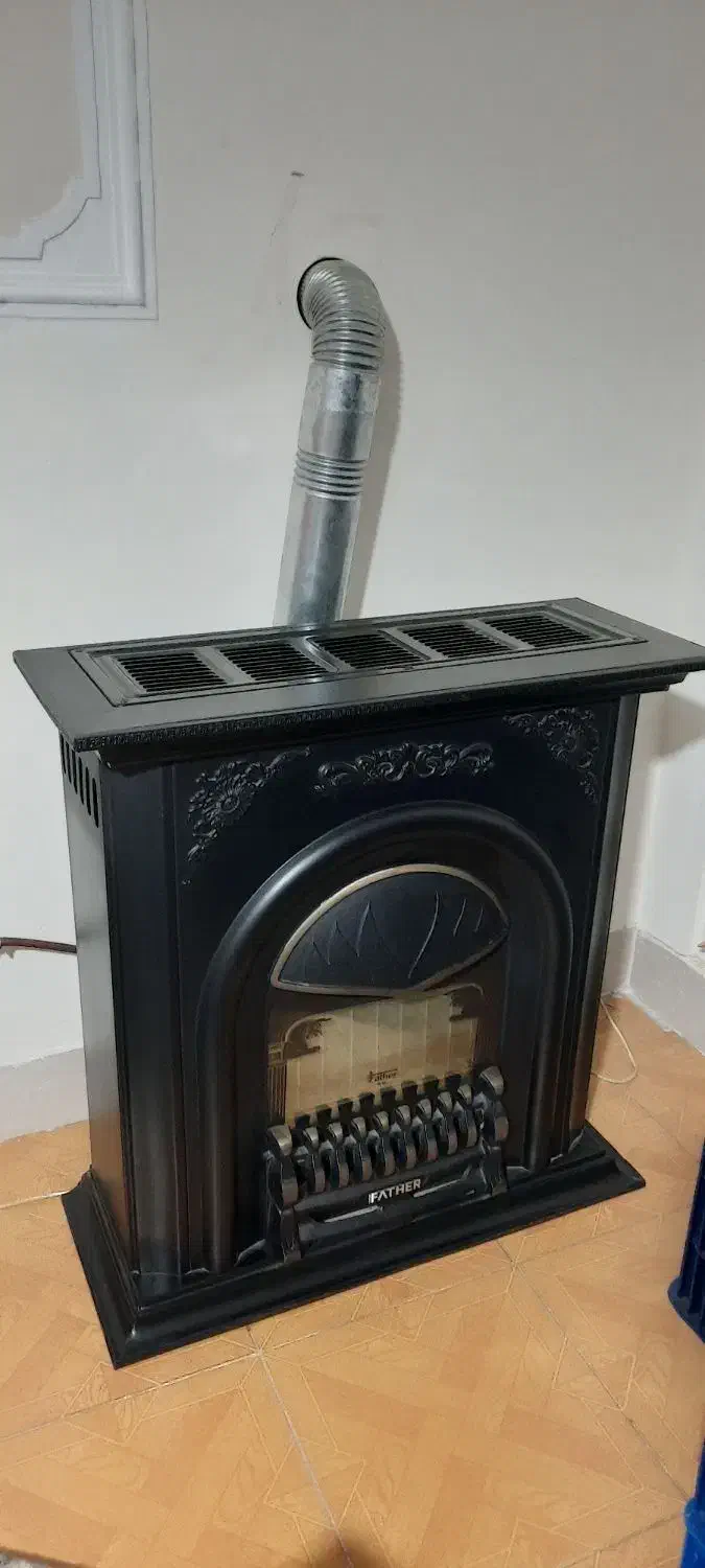 بخاری طرح شومینه|بخاری، هیتر، شومینه|الوند, |دیوار