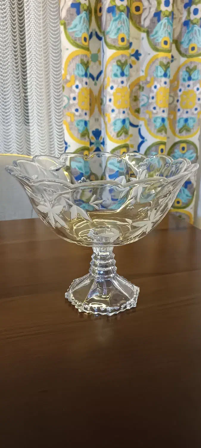 ظرف میوه خوری پایه دار سوگا ژاپن|ظروف سرو و پذیرایی|رودهن, |دیوار