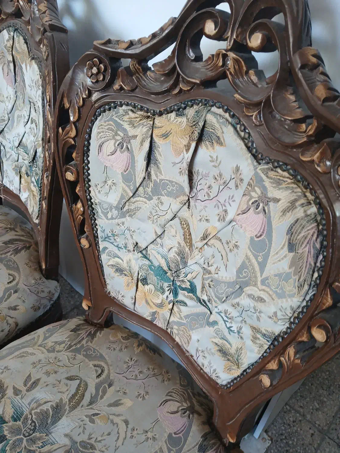 مبلمان چوبی قدیمی|مبلمان خانگی و میز عسلی|شاهرود, |دیوار