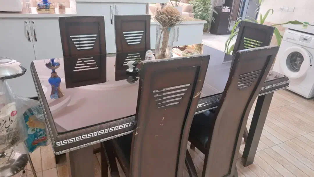 میز ناهار خوری|میز و صندلی غذاخوری|فسا, |دیوار