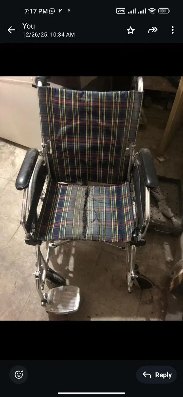 ویلچر نو و کارکرده|آرایشی، بهداشتی، درمانی|تهران, شهرک صادقیه|دیوار