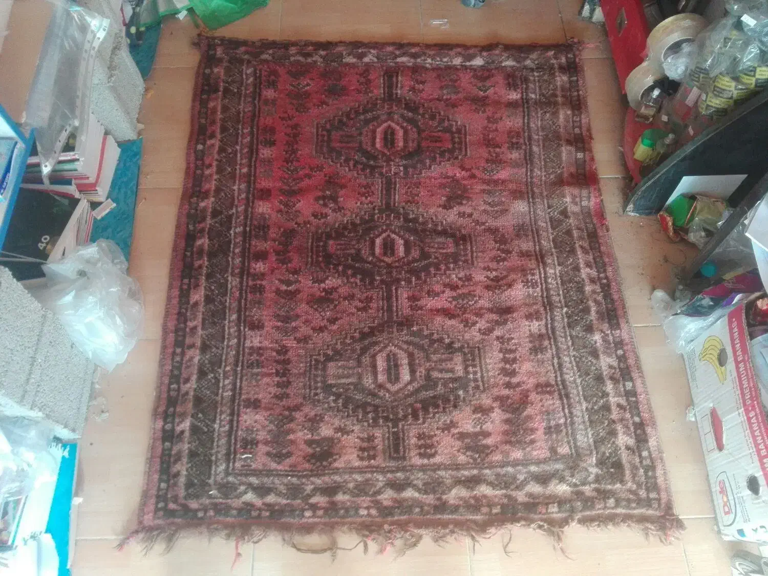 قالیچه دستبافت پهلوی|کلکسیون اشیاء عتیقه|جهرم, |دیوار