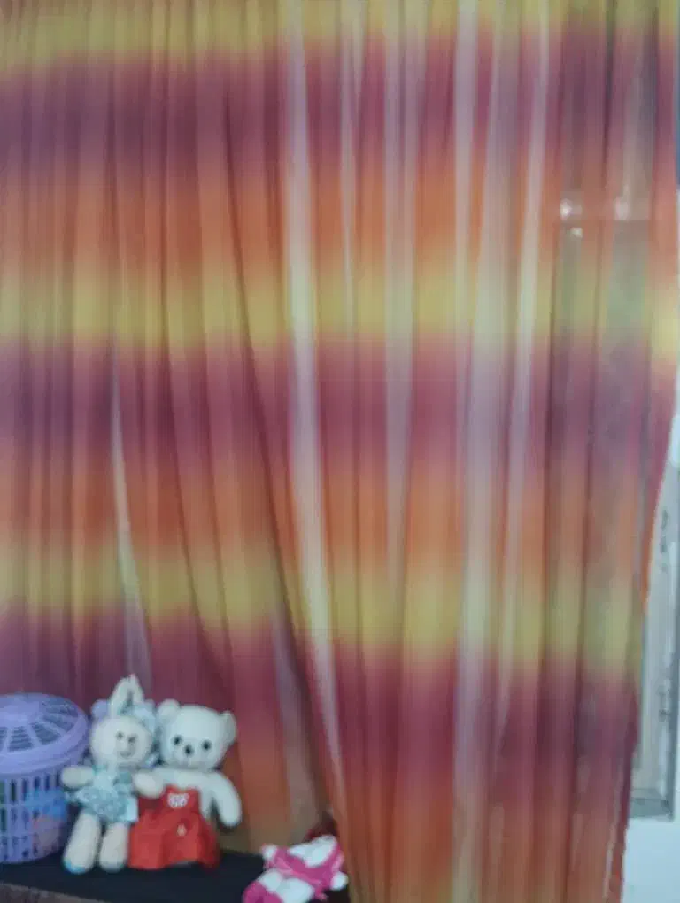 پرده ابرنگی کیوت|پرده، رانر، رومیزی|مشهد, رسالت|دیوار