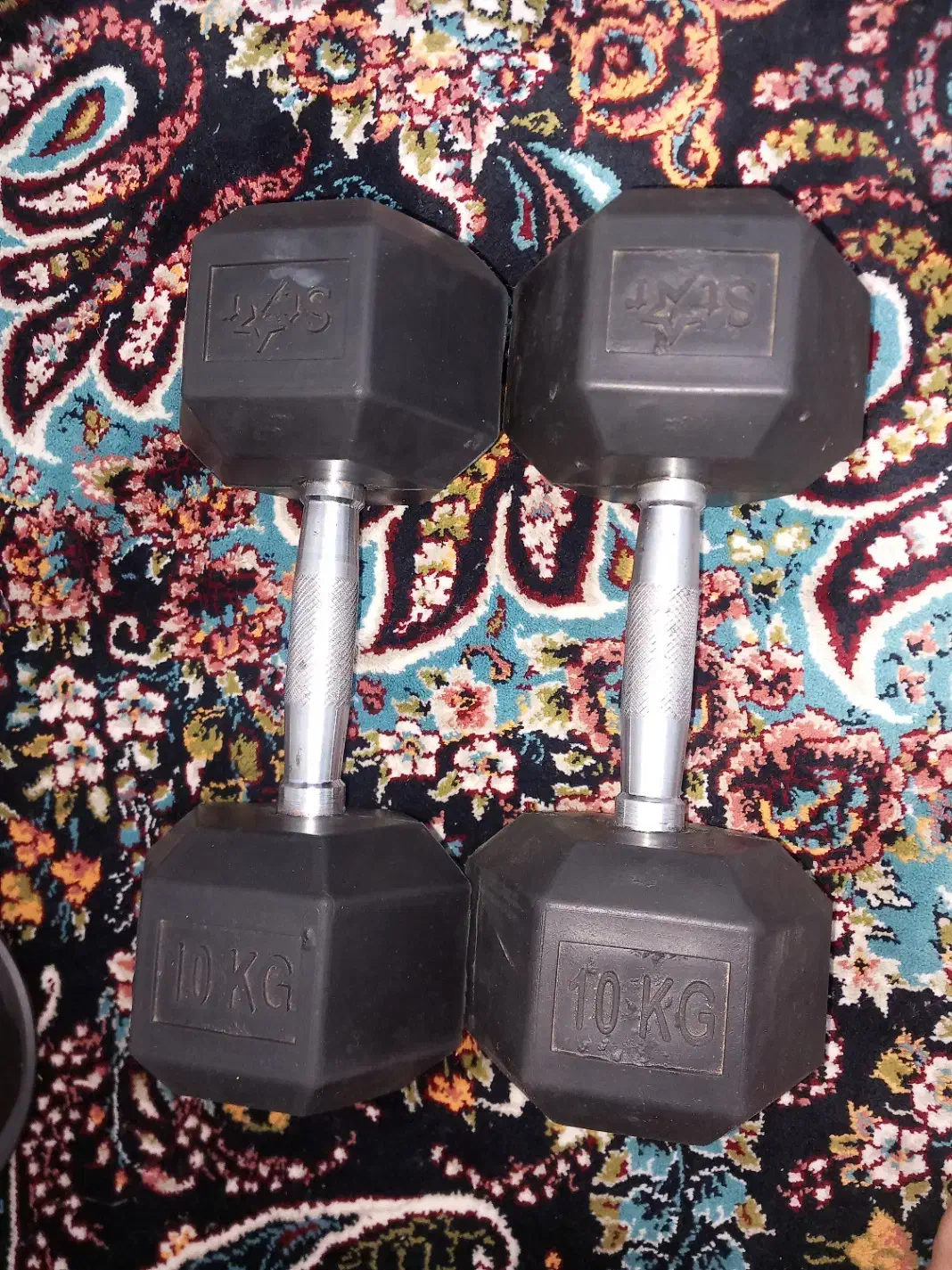 دوعدد دمبل ده کیلویی|تجهیزات ورزشی|قم, شهرک امام حسین|دیوار