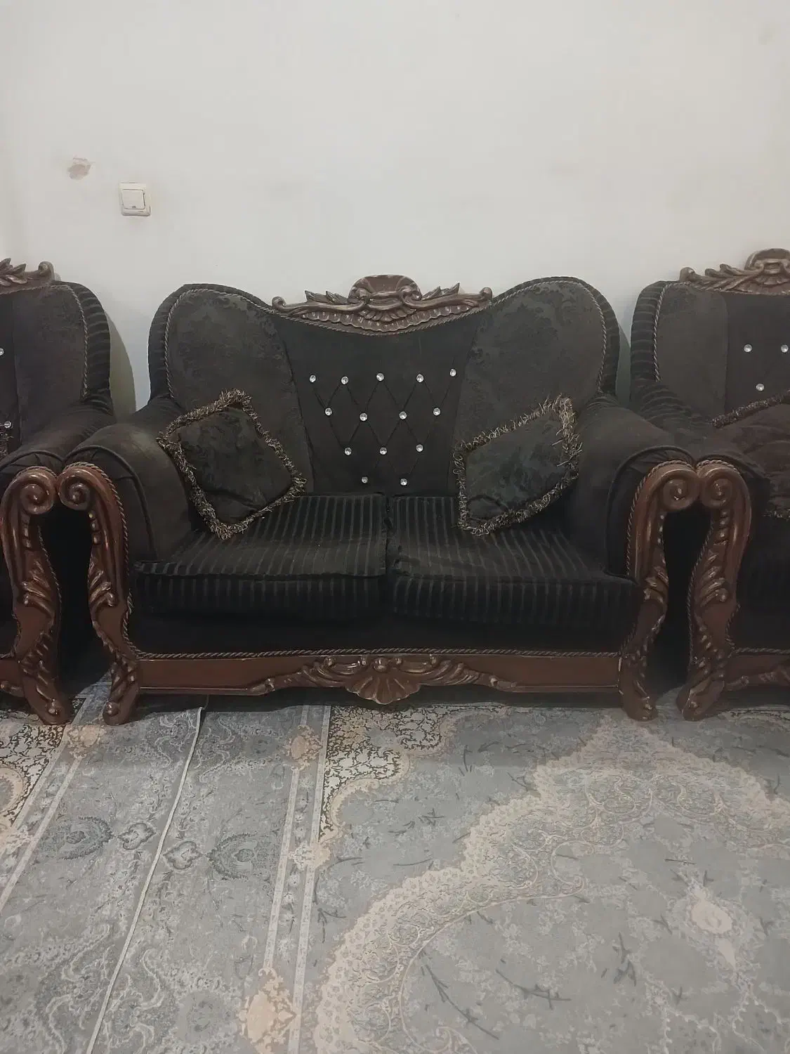 مبل ۷نفره و جلومبلی|مبلمان خانگی و میز عسلی|اسلامشهر, شهرک سعیدیه|دیوار