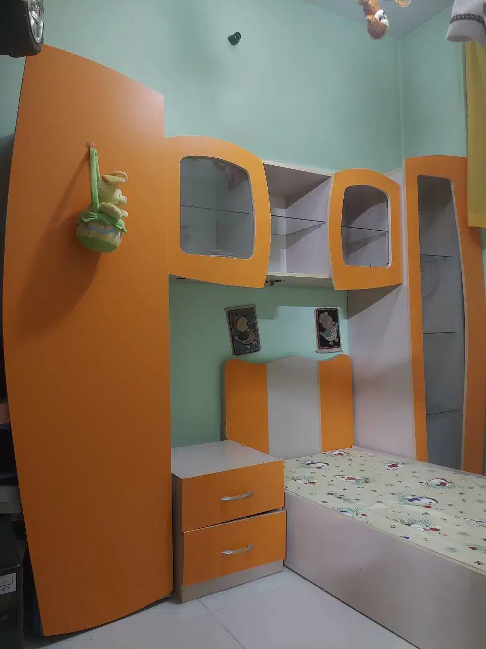 سرویس خواب کامل بچه|تخت و سرویس خواب|مشهد, فرهنگیان (شهرک غرب)|دیوار