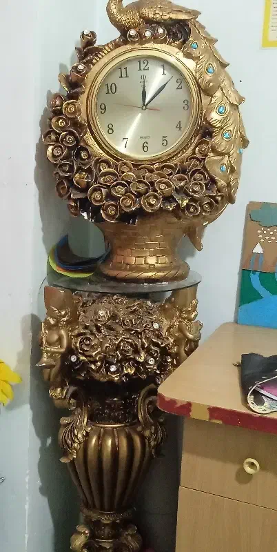 ساعت طلایی|ساعت دیواری و تزئینی|اشتهارد, |دیوار