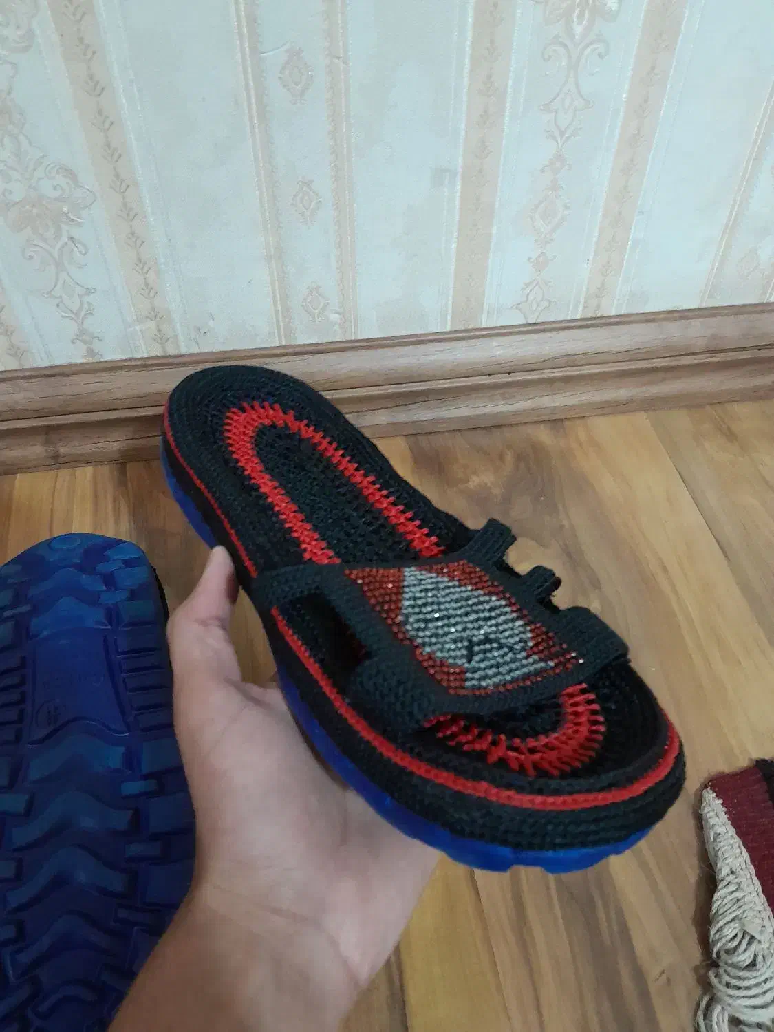 دمپایی گیوه زندان بافت فروشی|کیف، کفش، کمربند|گنبد کاووس, |دیوار